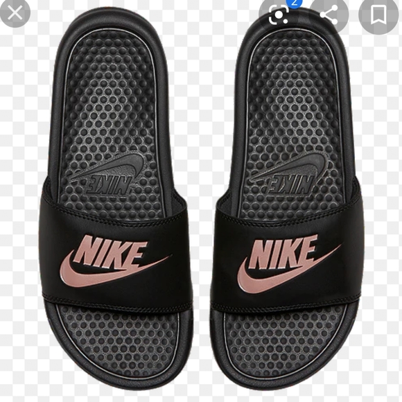 Nike Shoes - Nike JDI Benassi slides (rose gold)
